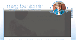 Desktop Screenshot of megbenjamin.com